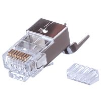 Разъём RJ-45 экранированный, 6 категории, со вставкой TPS6-8P8C-S2